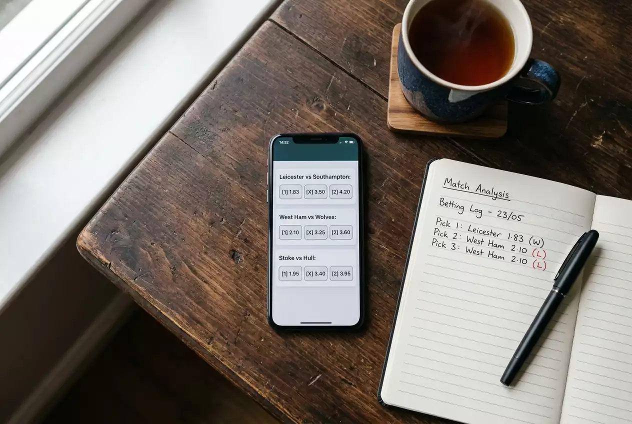 Smartphone displaying NBA betting odds in decimal format on a UK bookmaker app, placed on a desk beside a notebook